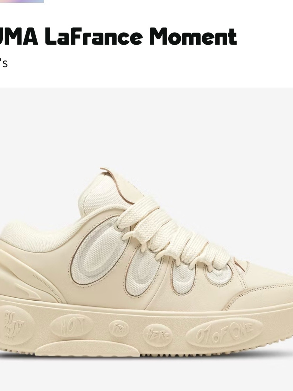 Puma Cream Low-Top Chunky Sneakers